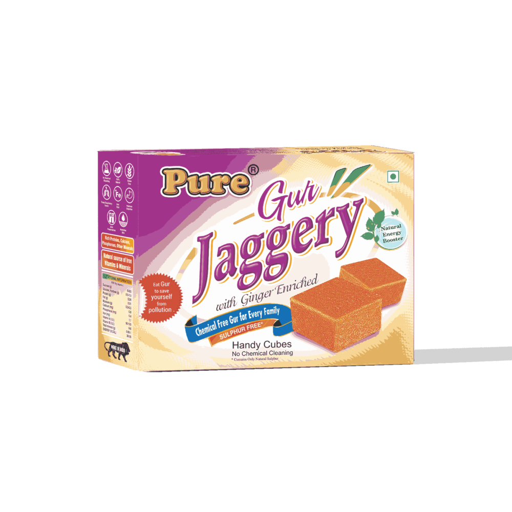 PURE GINGER JAGGERY CUBE500G